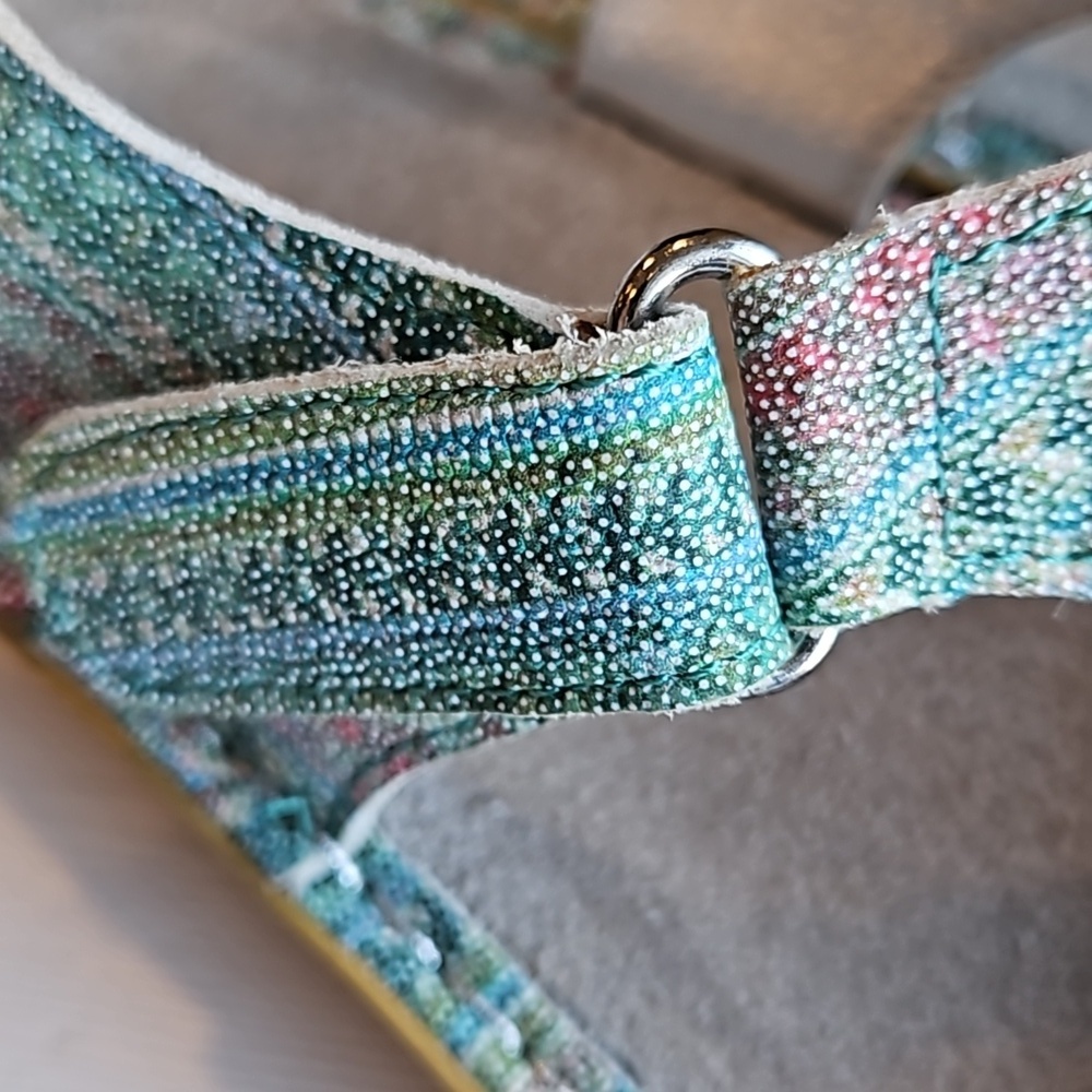 Alegria Teal Viki Seascape Sandals 41 / 10.5-11 - Picture 6 of 10